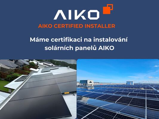 Máme oficiální certifikaci AIKO