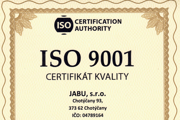 Obhájili jsme certifikaci ISO 9001:2015