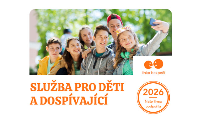 Podporujeme Linku bezpečí: službu pro pomoc dětem a dospívajícím